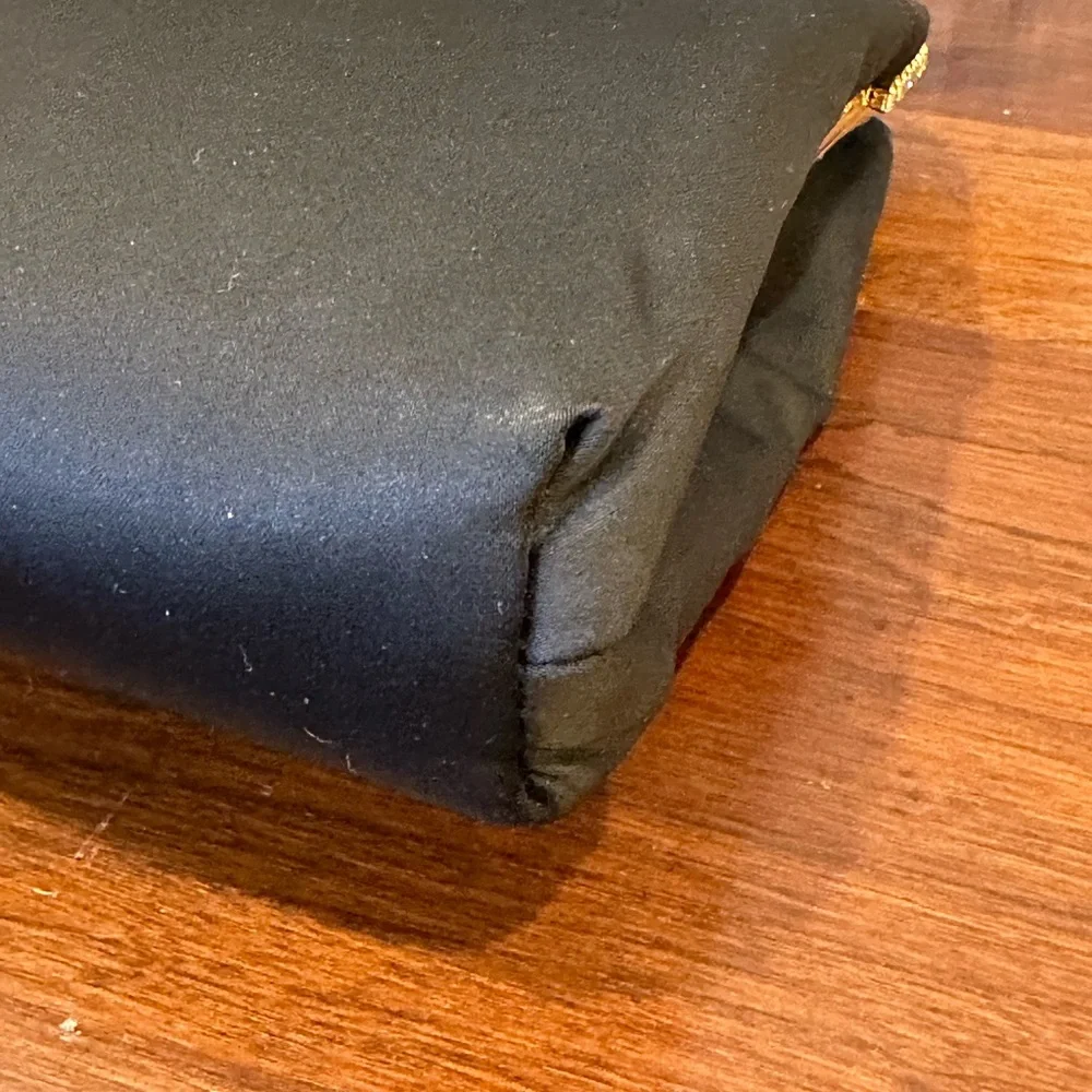 🌟HP🌟VTG 1950s-60s H&L (Harry Levine) Black Satin & Rhinestone Evening Bag Set - Picture 14 of 16